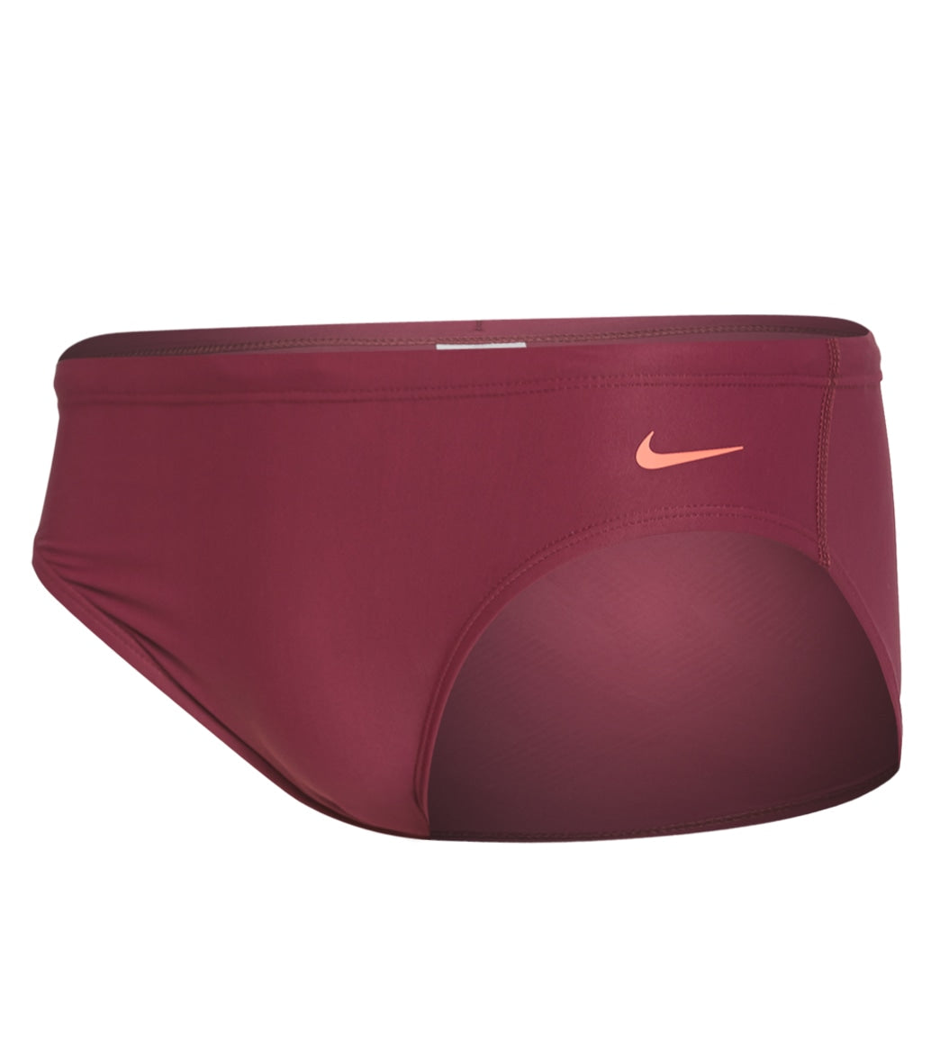 Nike Men's Tilt Brief Swimsuit - Villian Red 24 Polyester - Swimoutlet.com