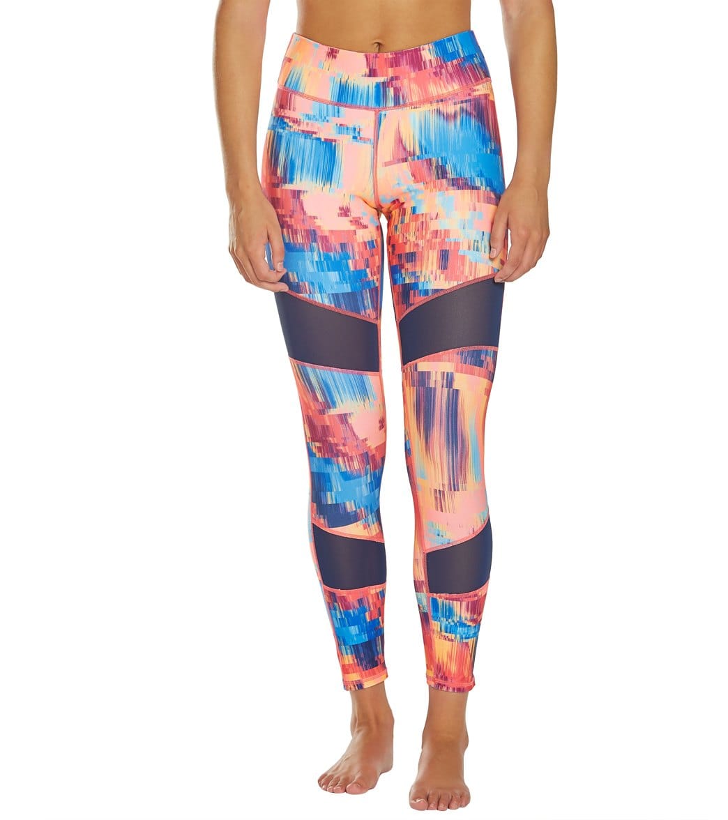 Dolfin Uglies Women's Revibe Technicolor Dreams 7/8 Mesh Tight - Medium Size Medium Polyester/Spandex - Swimoutlet.com