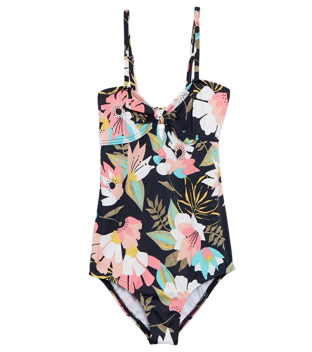 Billabong Girls' Night Bloom One Piece Swimsuit - Multi 5 - Swimoutlet.com