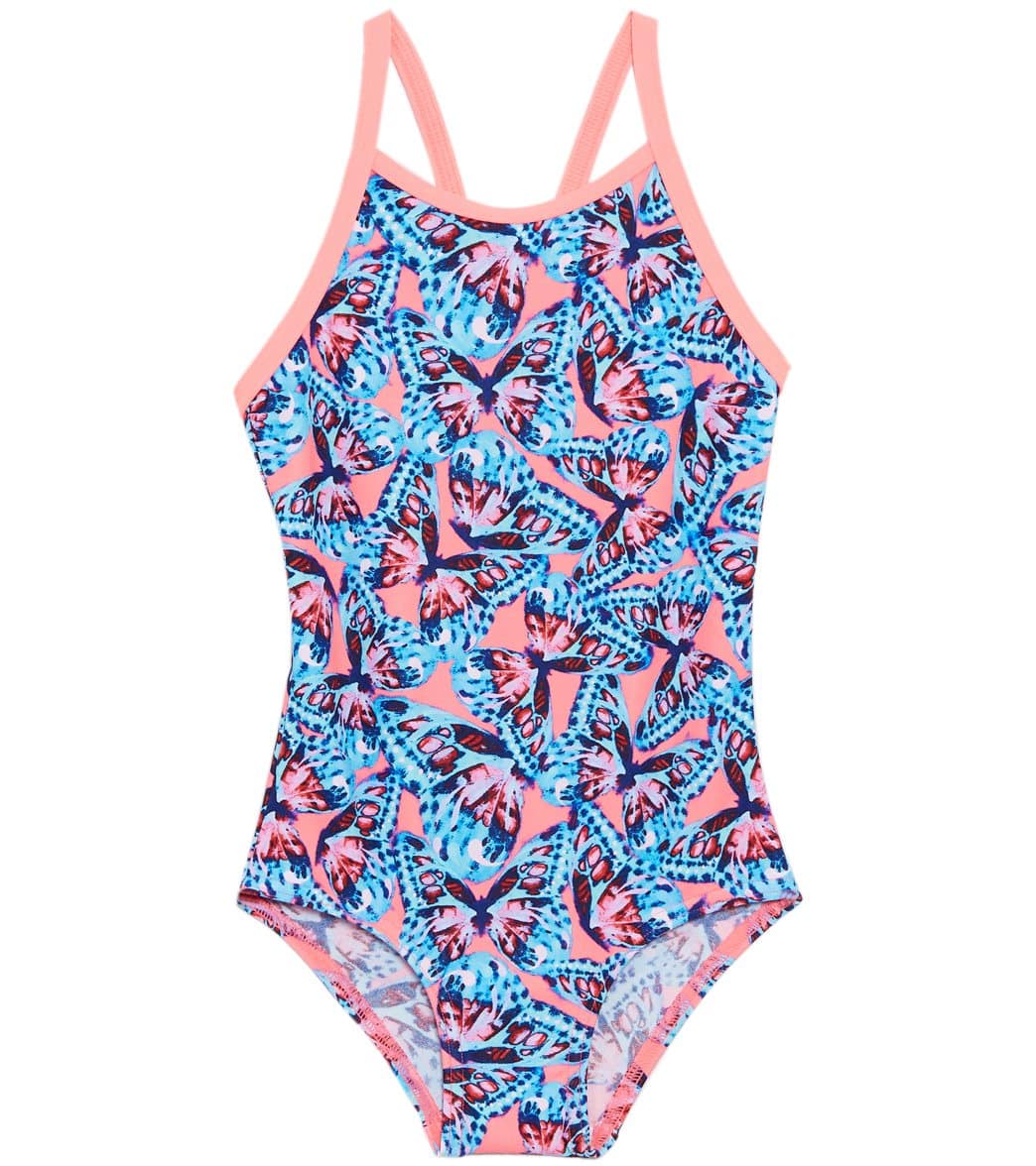 Funkita Toddler Girls' Butter Me Up Printed One Piece Swimsuit - 2T Polyester - Swimoutlet.com