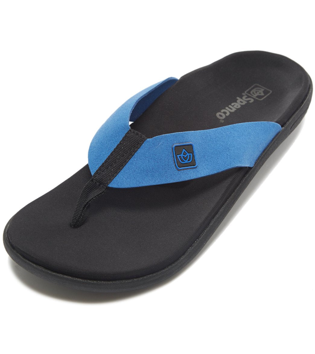 Spenco Men's Yumi Pure Flip Flop - True Navy 8 - Swimoutlet.com