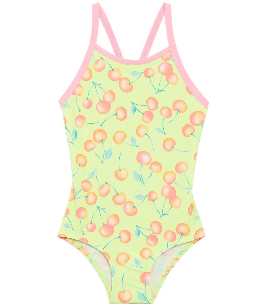 Funkita Toddler Girls' Cherry Top Printed One Piece Swimsuit - 2T Polyester - Swimoutlet.com