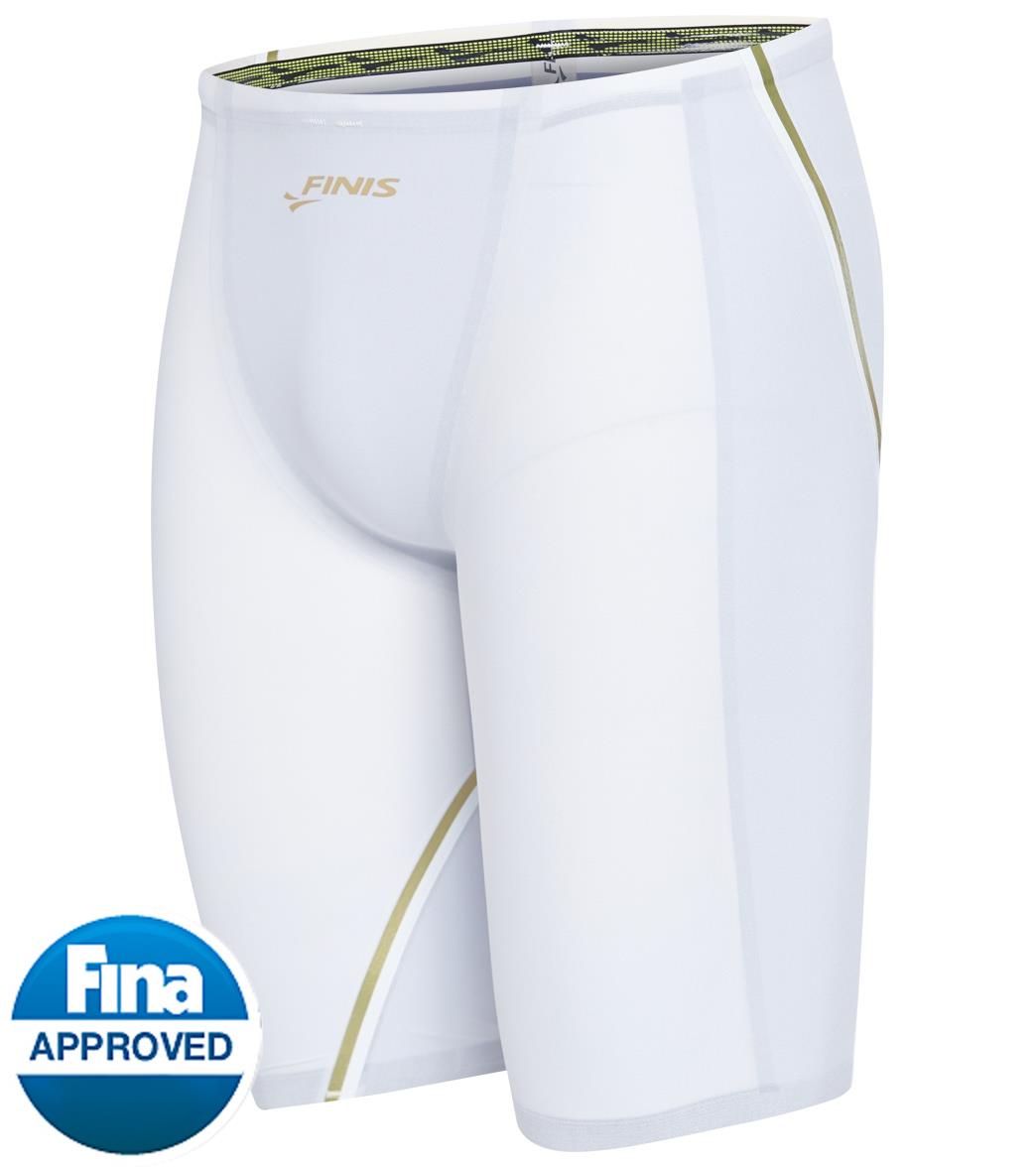 Finis Men's Rival 2.0 Olivia Jammer Tech Suit Swimsuit - White 20 Elastane/Polyamide - Swimoutlet.com