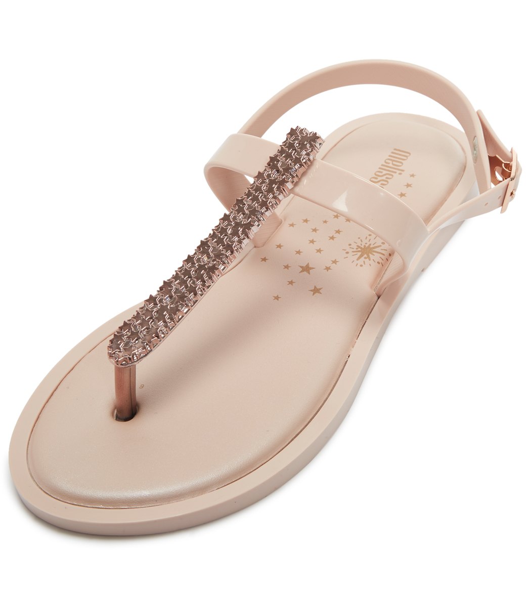 Mel By Melissa Slim Fashion Sandals Ii - Rose Gold 5 - Swimoutlet.com