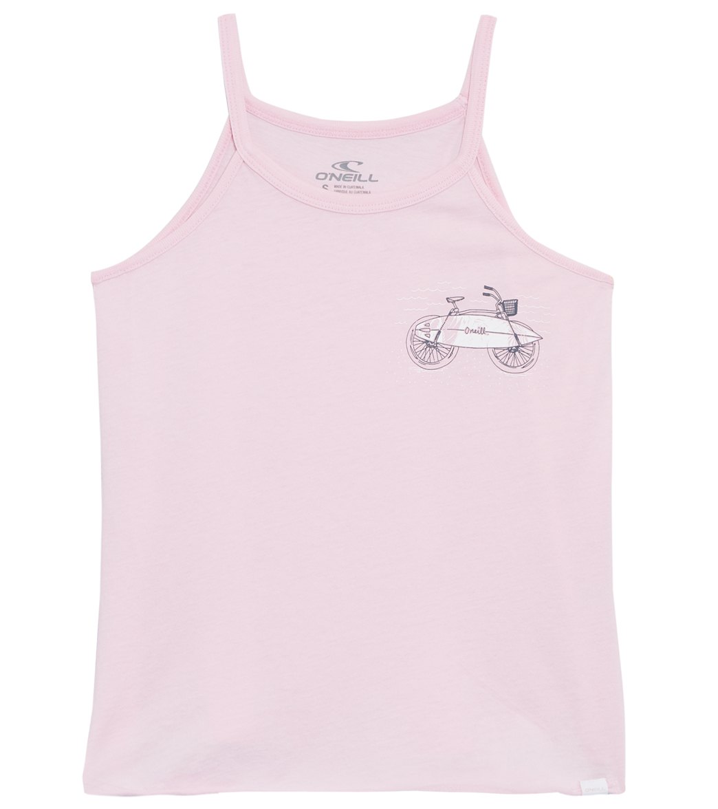 O'neill Girls' Beach Day Fate Tank Top - Pastel Lavender X-Small Cotton - Swimoutlet.com
