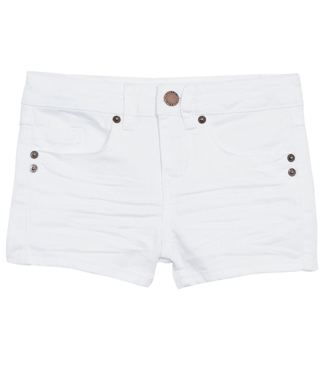 O'neill Girls' Waidley White 2 Short - 5 Cotton/Polyester - Swimoutlet.com