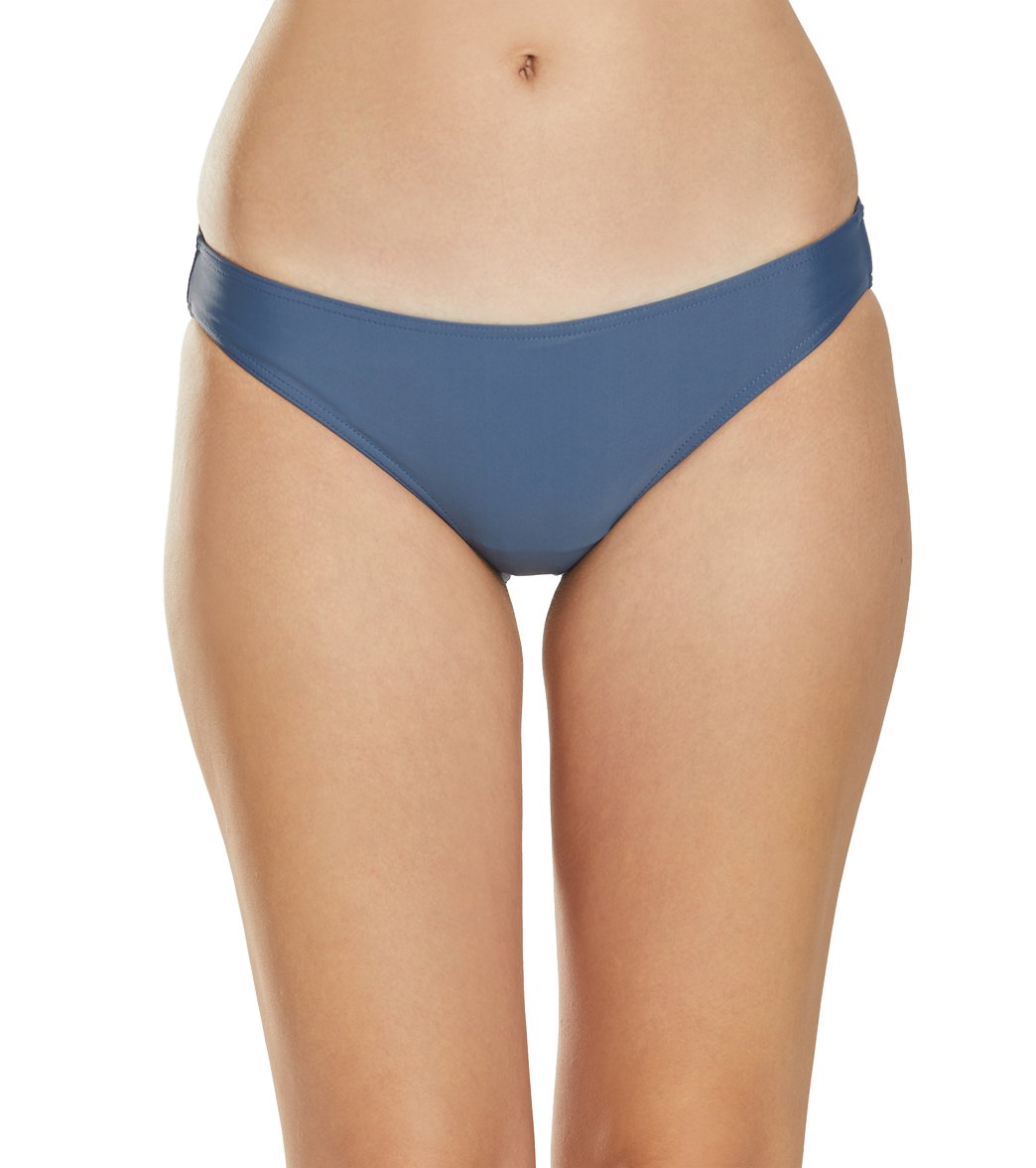 Sisstrevolution Adia Everyday Full Coverage Bikini Bottom - Midnight Medium - Swimoutlet.com