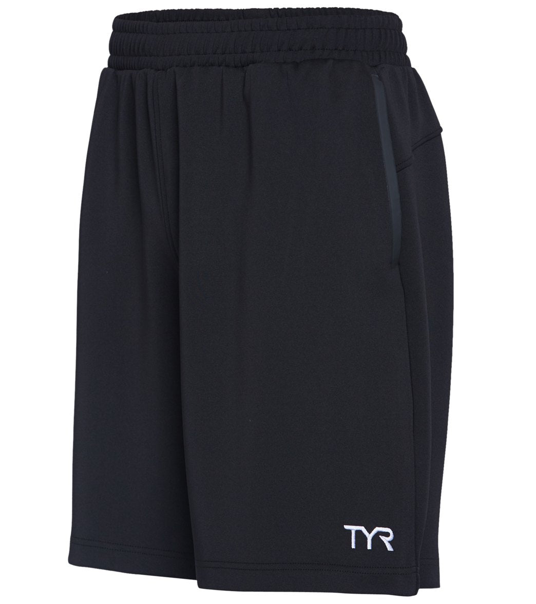 TYR Men's Team Short - Black Large Size Large Polyester - Swimoutlet.com