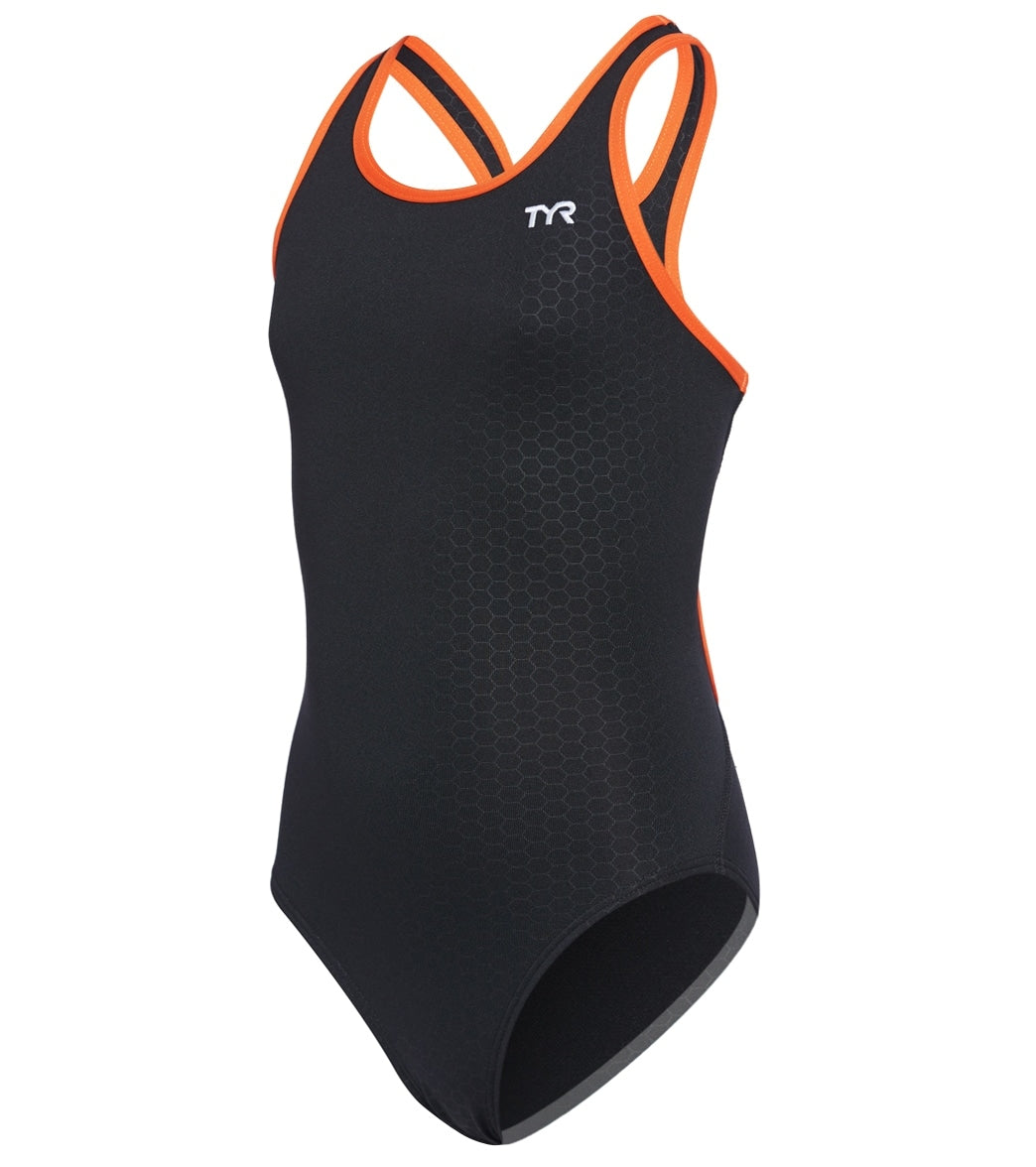 TYR Active Solid Eliza One Piece Swimsuit at SwimOutlet.com