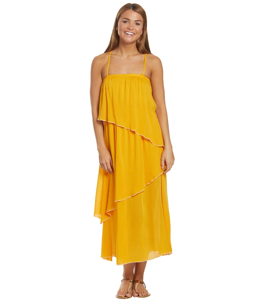 O'neill Lena Tank Dress - Sunflower Medium - Swimoutlet.com