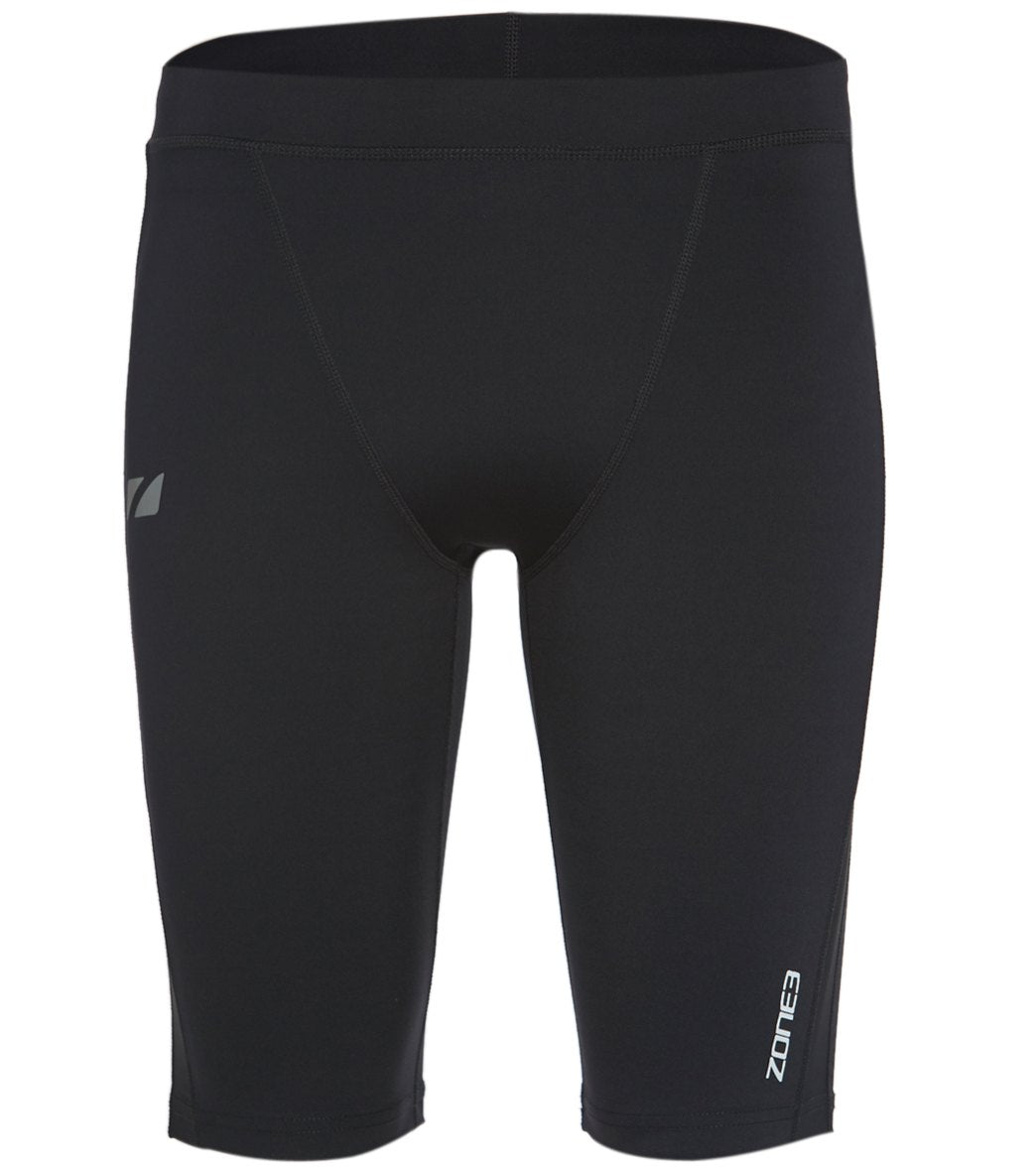 Zone3 Men's Rx3 Compression Shorts - Black/Gunmetal Medium Elastane/Polyamide - Swimoutlet.com