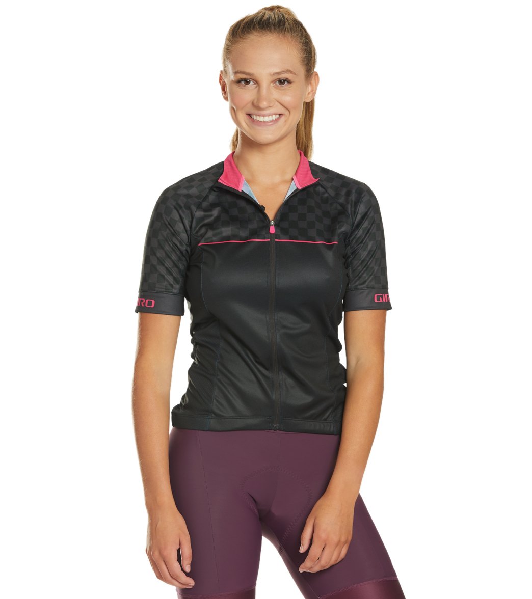 Giro Women's Chrono Sport Cycling Jersey - Iceburg Palm Burst Medium Polyester - Swimoutlet.com