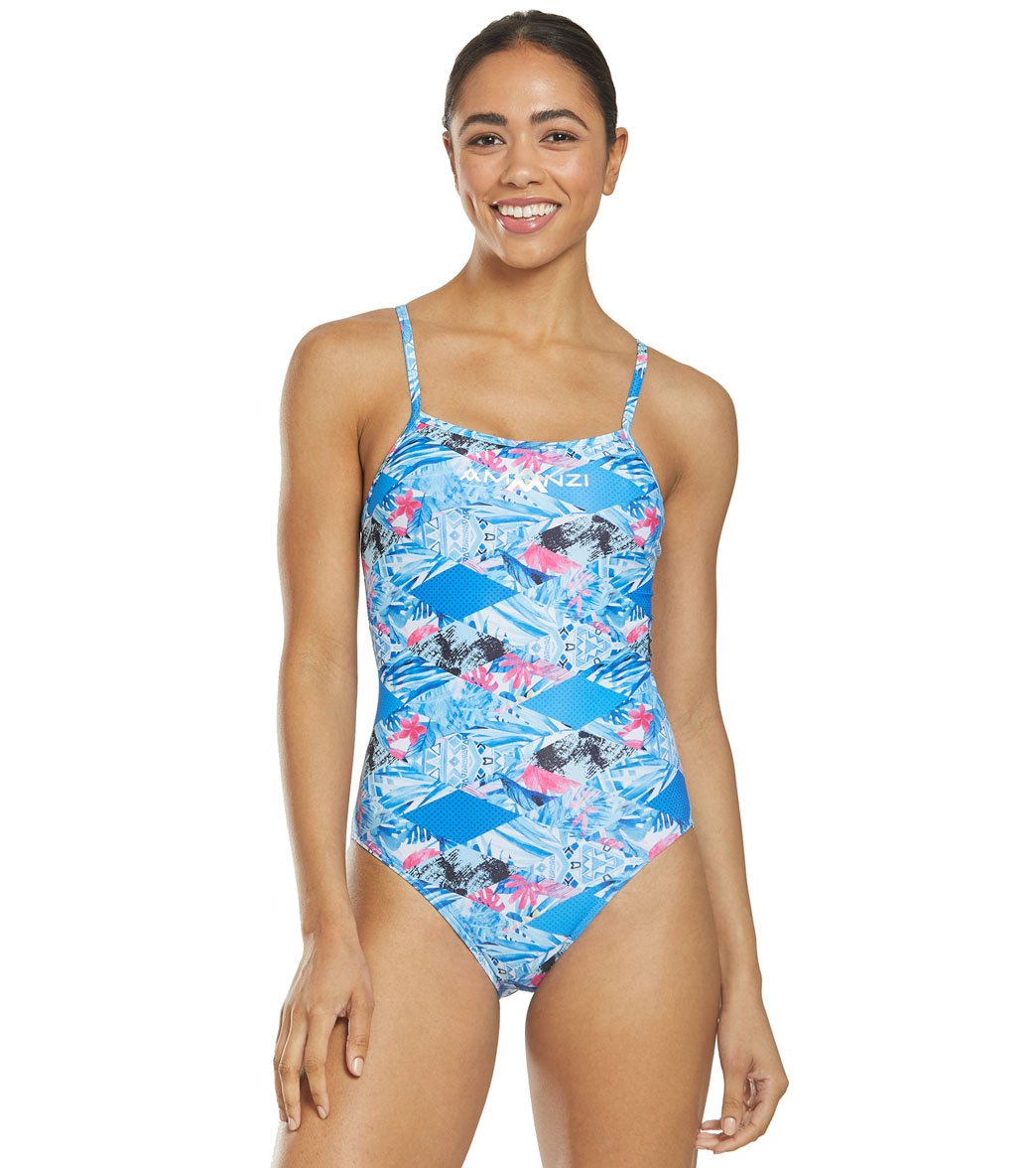 Amanzi Women's Island Breeze One Piece Swimsuit - 34 Polyester - Swimoutlet.com