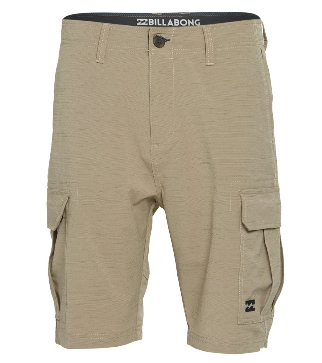 Billabong men's scheme x cargo shorts - light khaki 29 cotton/polyester - swimoutlet.com