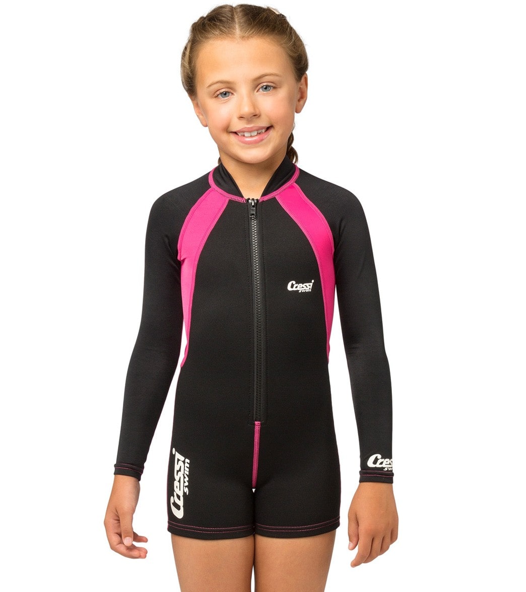 Waterproof Neoprene 3mm Children's Girls Long Sleeve Wetsuit