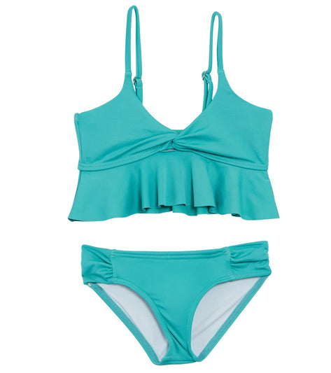 Billabong Girls' Sol Searcher Ruffle Two Piece Bikini Set (Little Kid ...