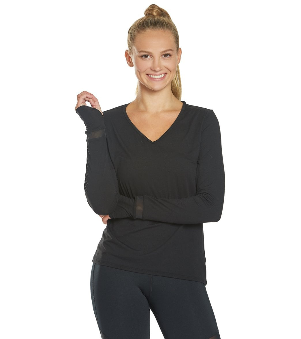 Lole Women's Kuma Long Sleeve - Black Medium - Swimoutlet.com