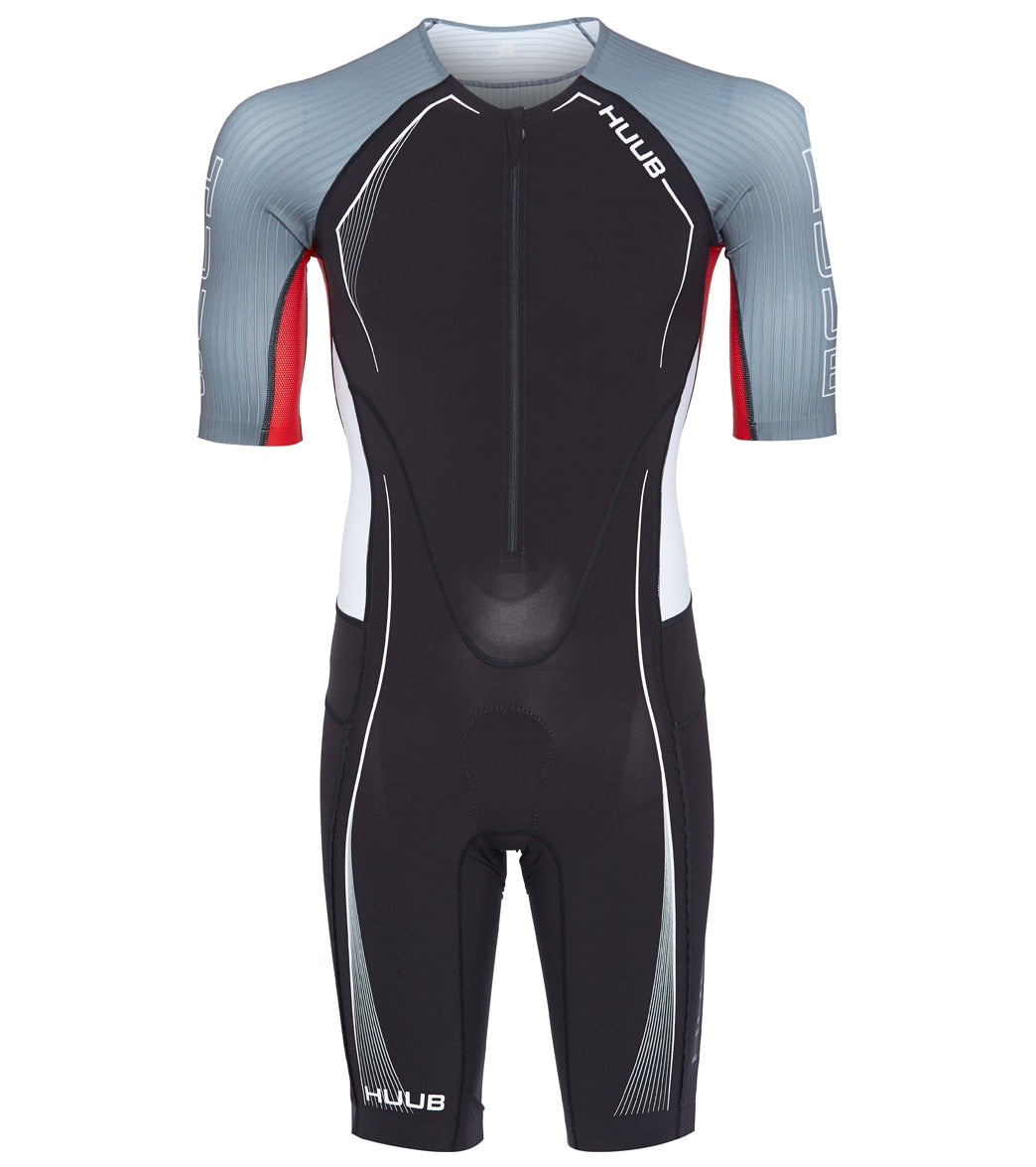 Huub Men's Anemoi Aero Tri Suit - Black/Petrol Xxl - Swimoutlet.com