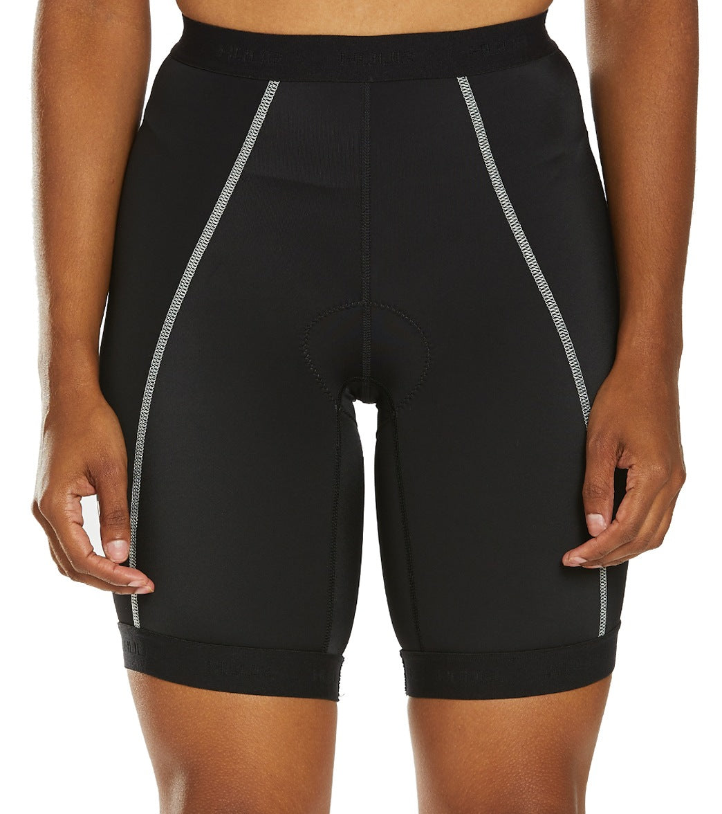Huub Women's Essentials Tri Shorts - Black/Red Large - Swimoutlet.com