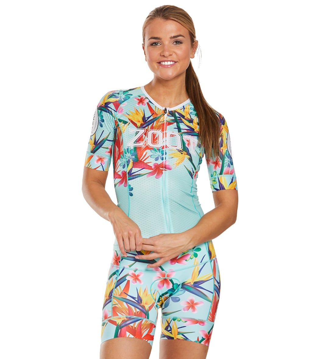 Zoot Women's Ltd Tri Short Sleeve Shirt Aero Jersey - 83 19 X-Small - Swimoutlet.com