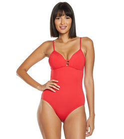 Seafolly Quilted One Piece Swimsuit at SwimOutlet.com