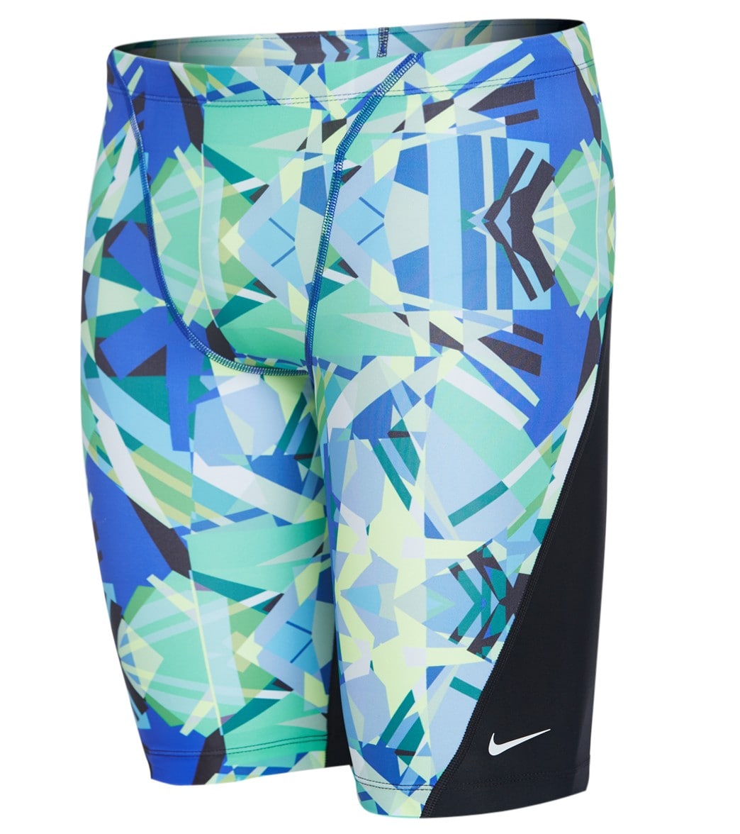 Nike Men's Prisma Punch Jammer Swimsuit - Racer Blue 36 - Swimoutlet.com