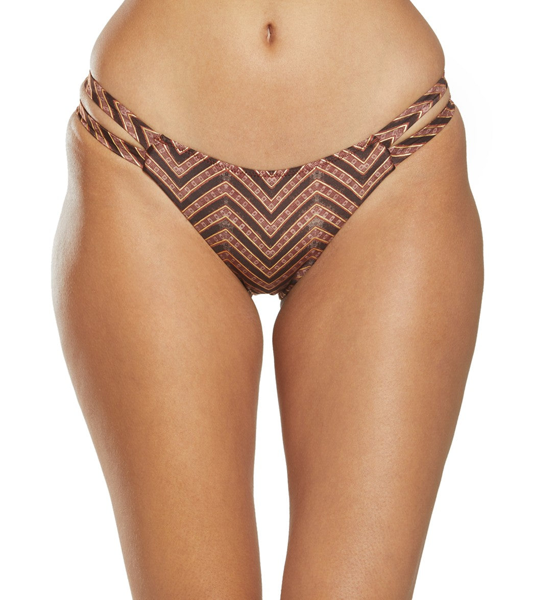 Tigerlily Imane High Tiger Bikini Bottom - Zig Zag 2 - Swimoutlet.com