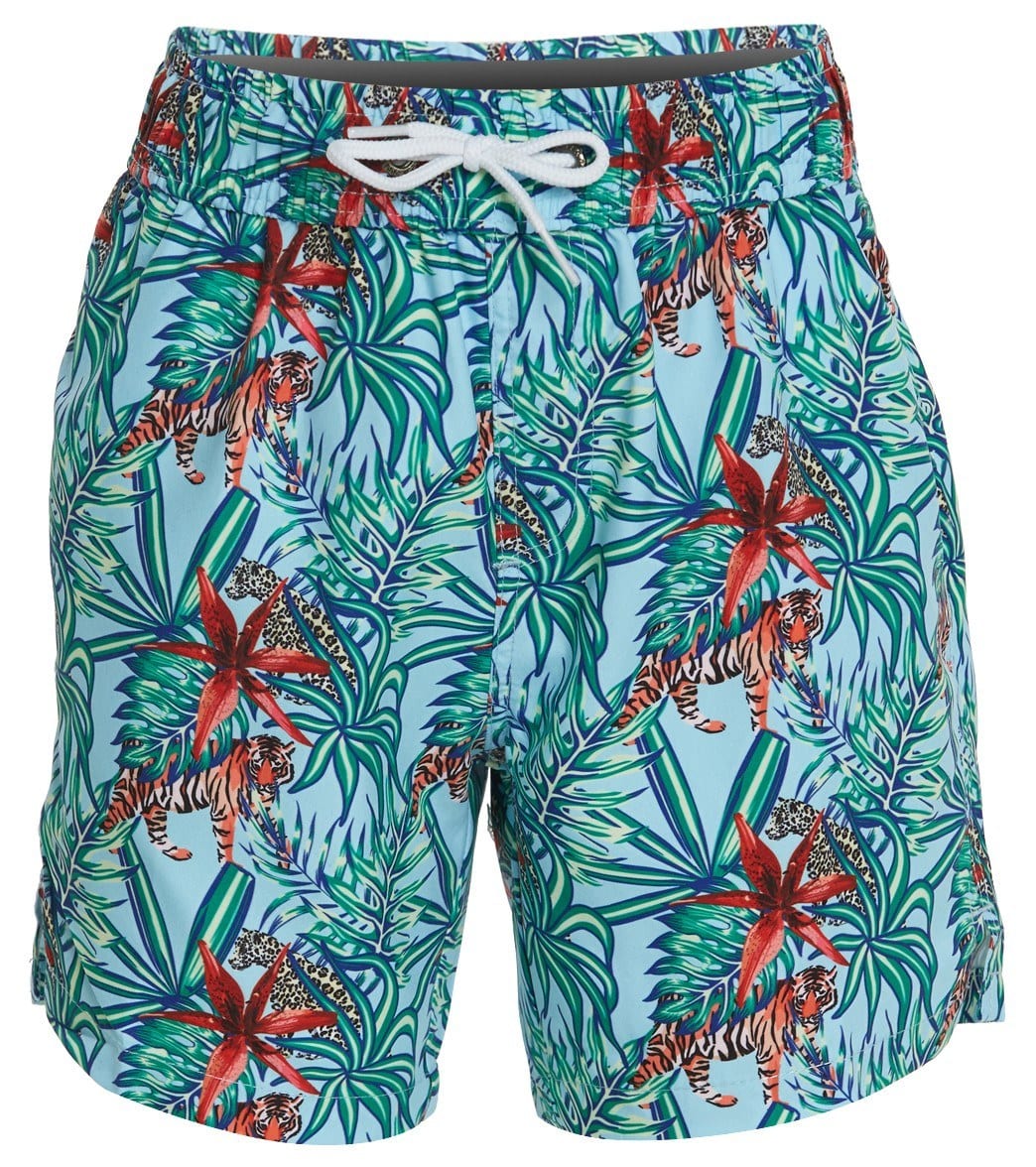 Snapper Rock Boys' Jungle Fever Board Short /Little/Big Kid - Blue 2 Polyester - Swimoutlet.com