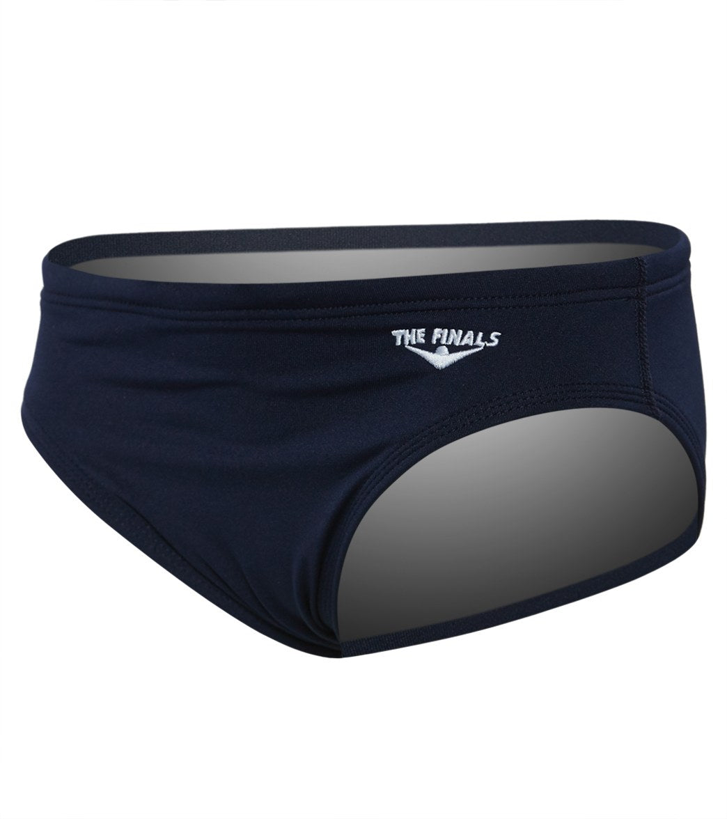 The Finals Boys' Solid Racer Brief Swimsuit - Navy 22 - Swimoutlet.com