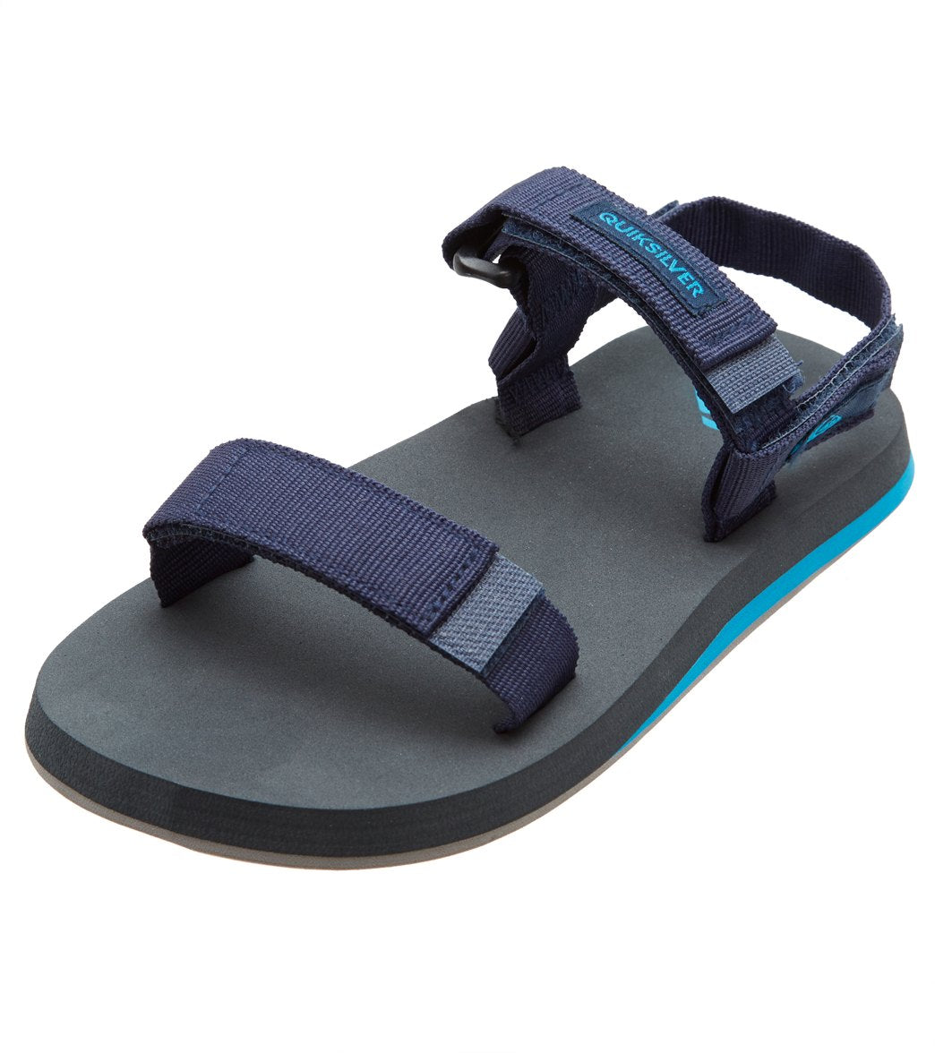 Quiksilver Boys' Monkey Caged Adjustable Sandals Big Kid - Blue/Grey/Blue 1027 - Swimoutlet.com