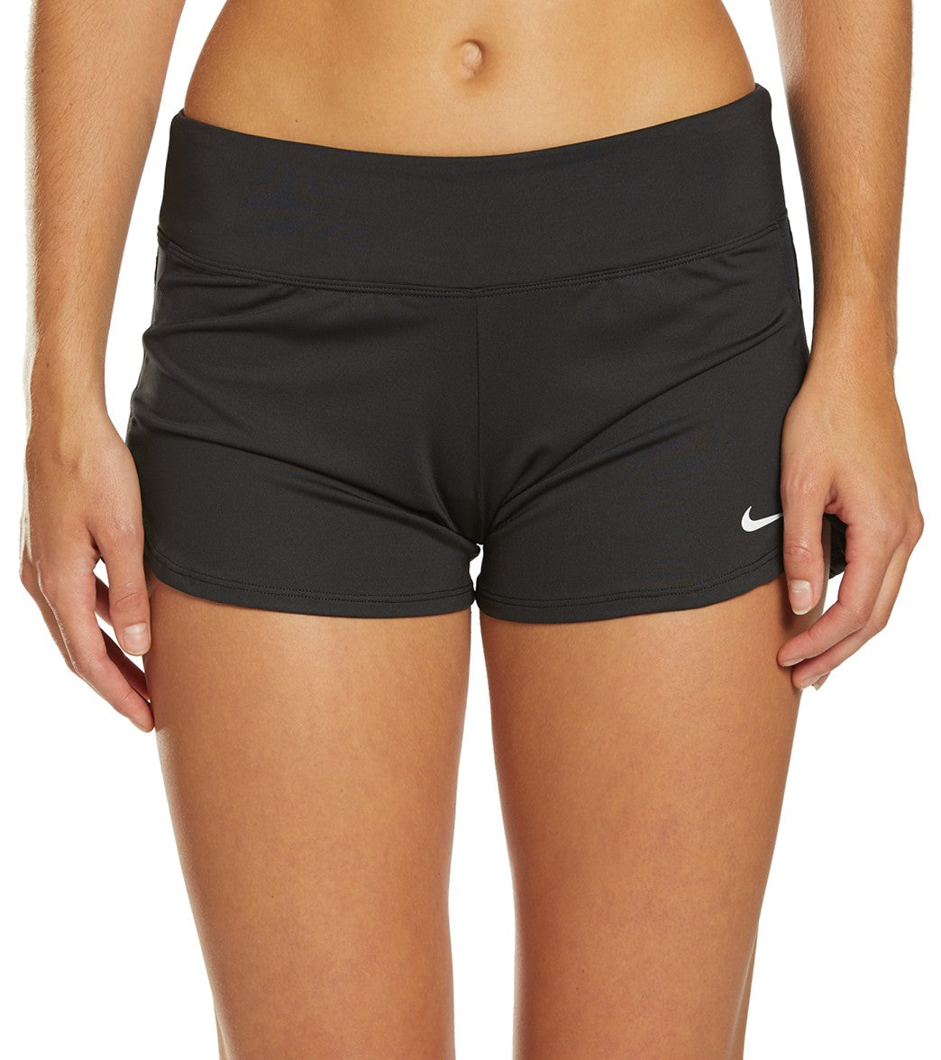 Nike Cover Up Shorts - Black X-Small - Swimoutlet.com