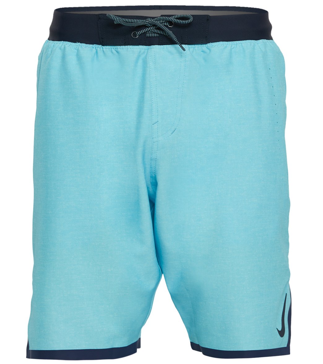 Nike Men's 20 Linen Blade Volley Shorts - Blue Gaze Xl Polyester - Swimoutlet.com