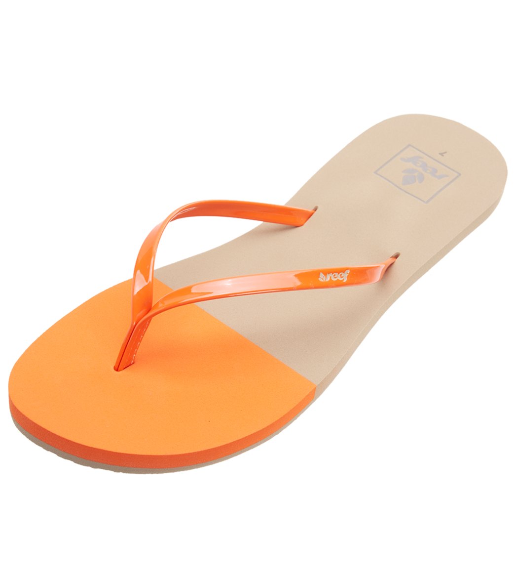 Reef Bliss Toe Dip Flip Flop Flame at SwimOutlet.com