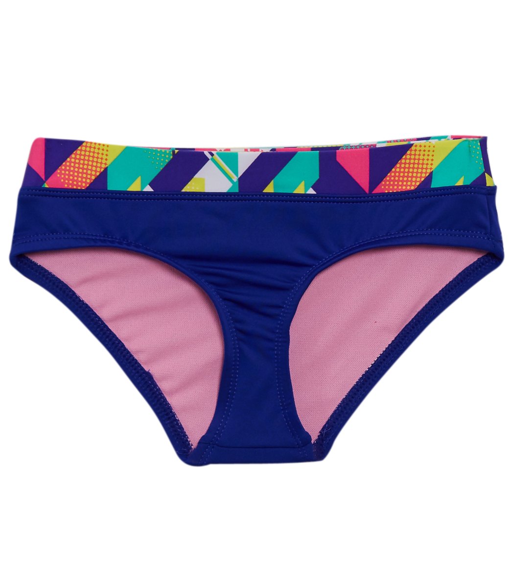 TYR Girls' Paint Party Penny Bikini Bottom Big Kid - Multi Medium 7/8 Polyester/Spandex - Swimoutlet.com