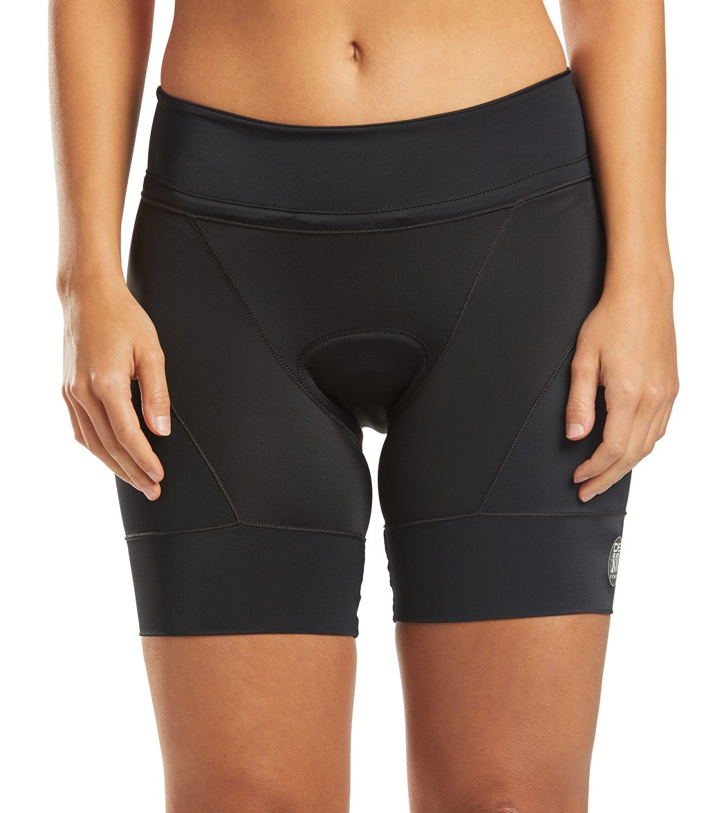 Desoto Women's Riviera Tri Short - Black Medium - Swimoutlet.com