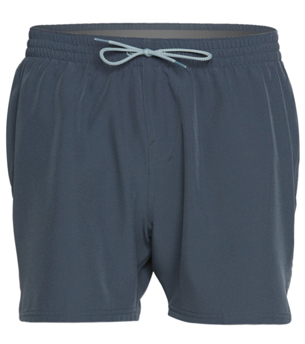 Nike Men's 16 Retro Stripe Lap Volley Shorts - Monsoon Blue Xxl - Swimoutlet.com