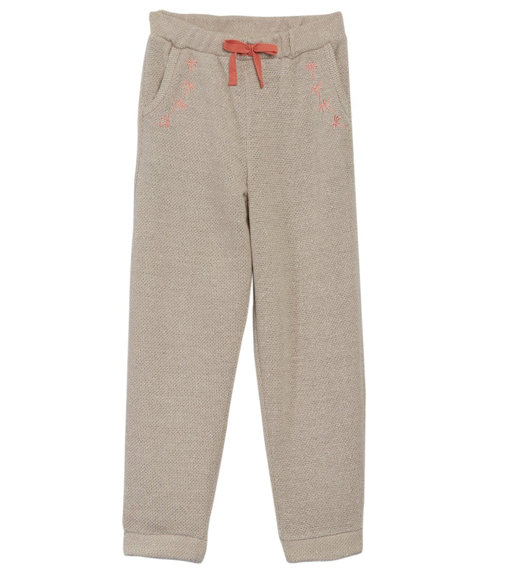 O'neill Girls' Darlene Fleece Pants Toddler Kid - Taupe 4 Acrylic/Cotton/Polyester - Swimoutlet.com