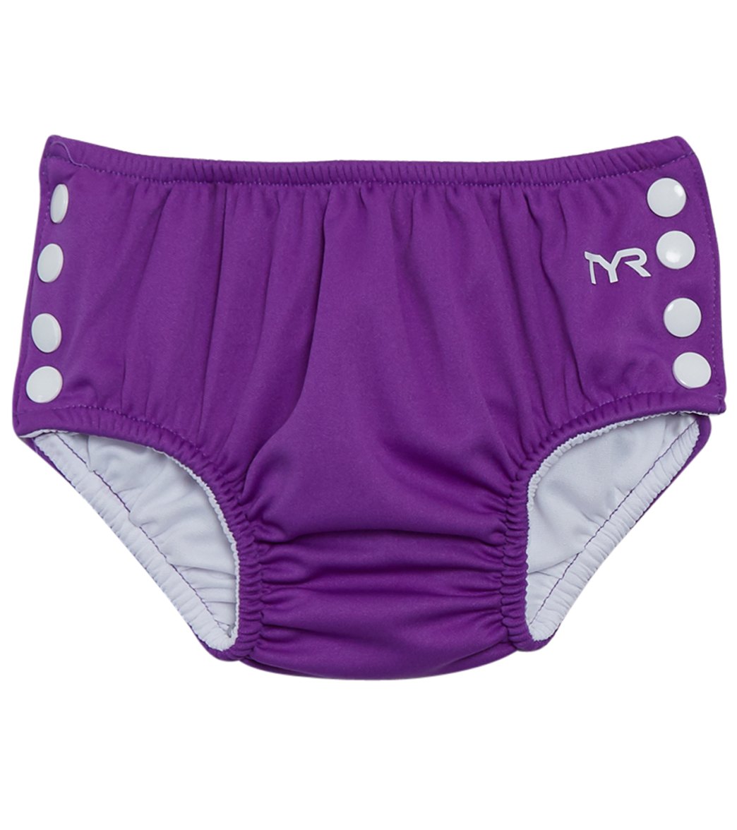 TYR Baby Snap Swim Diaper - Purple Large 18-24 Months - Swimoutlet.com