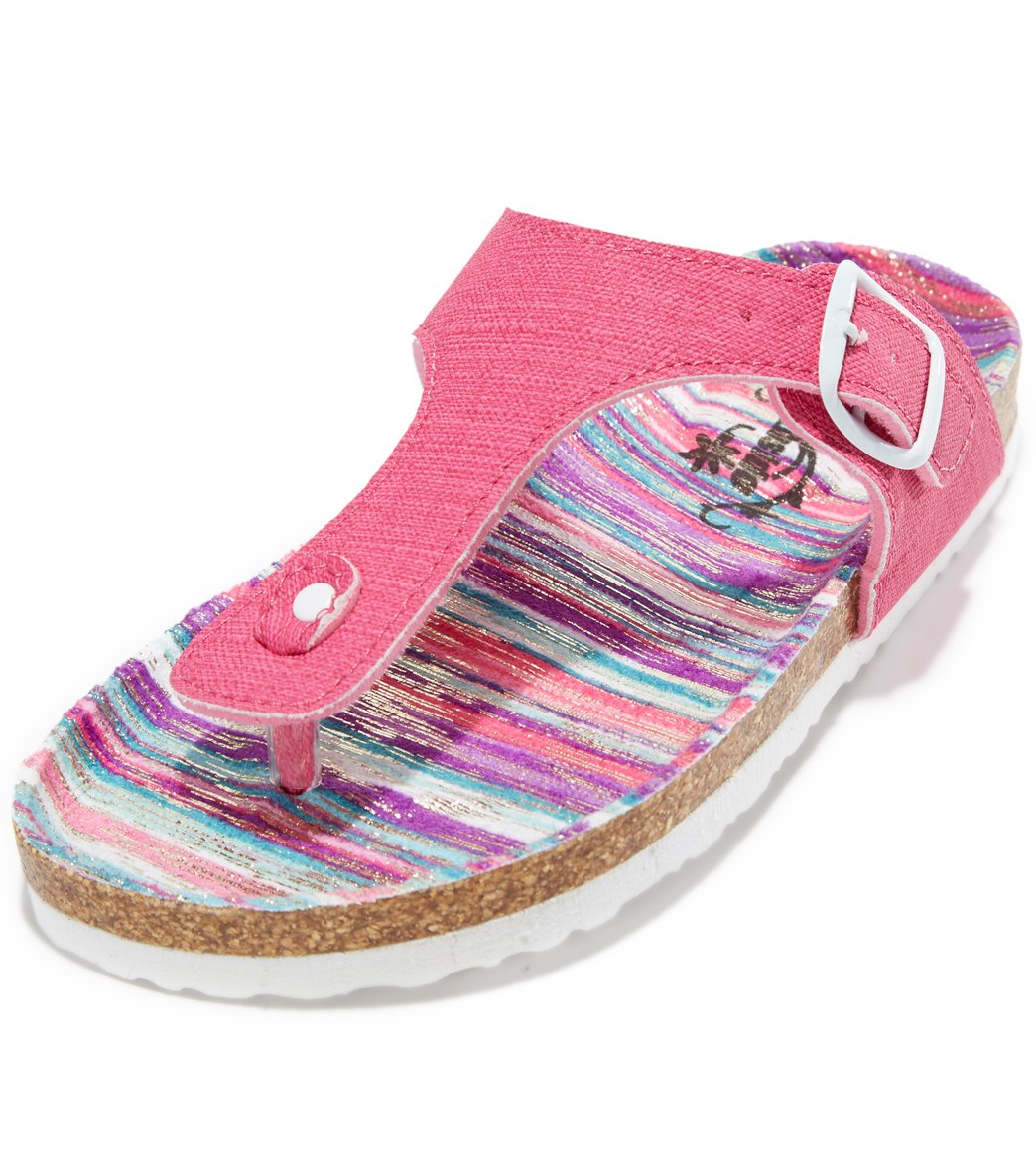 Northside Girls' Bindi Cork Sandals - Bright Pink 11 - Swimoutlet.com