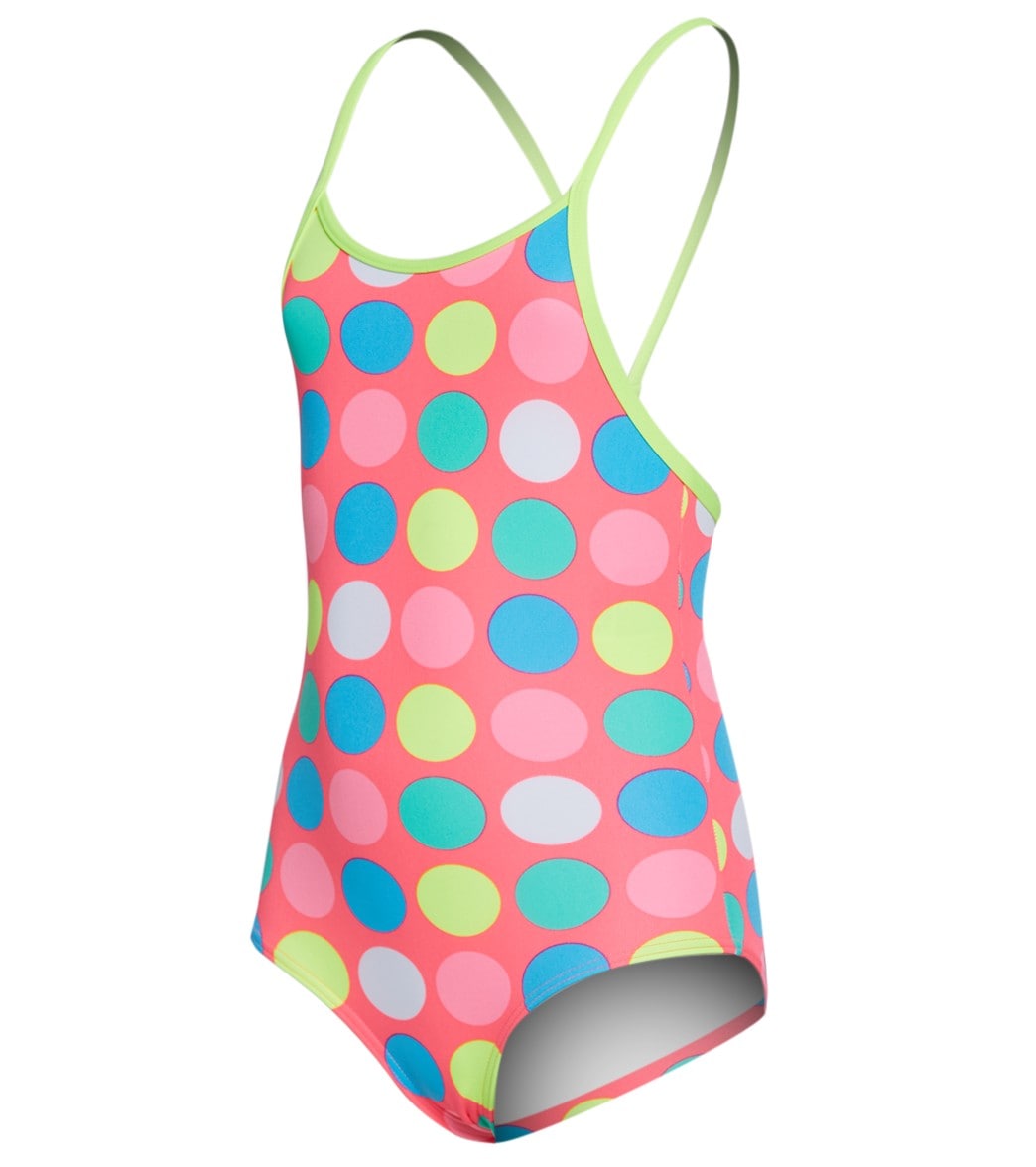 Funkita Toddler Girls' Twister Printed One Piece Swimsuit - Multi Pink 2 Polyester - Swimoutlet.com