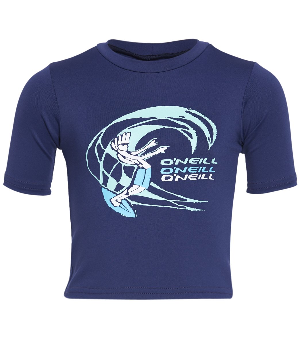 O'neill Toddler O'zone Short Sleeve Rash Guard - Navy 4 - Swimoutlet.com