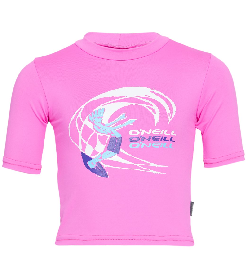 O'neill Toddler O'zone Short Sleeve Rash Guard - Berry 1 - Swimoutlet.com