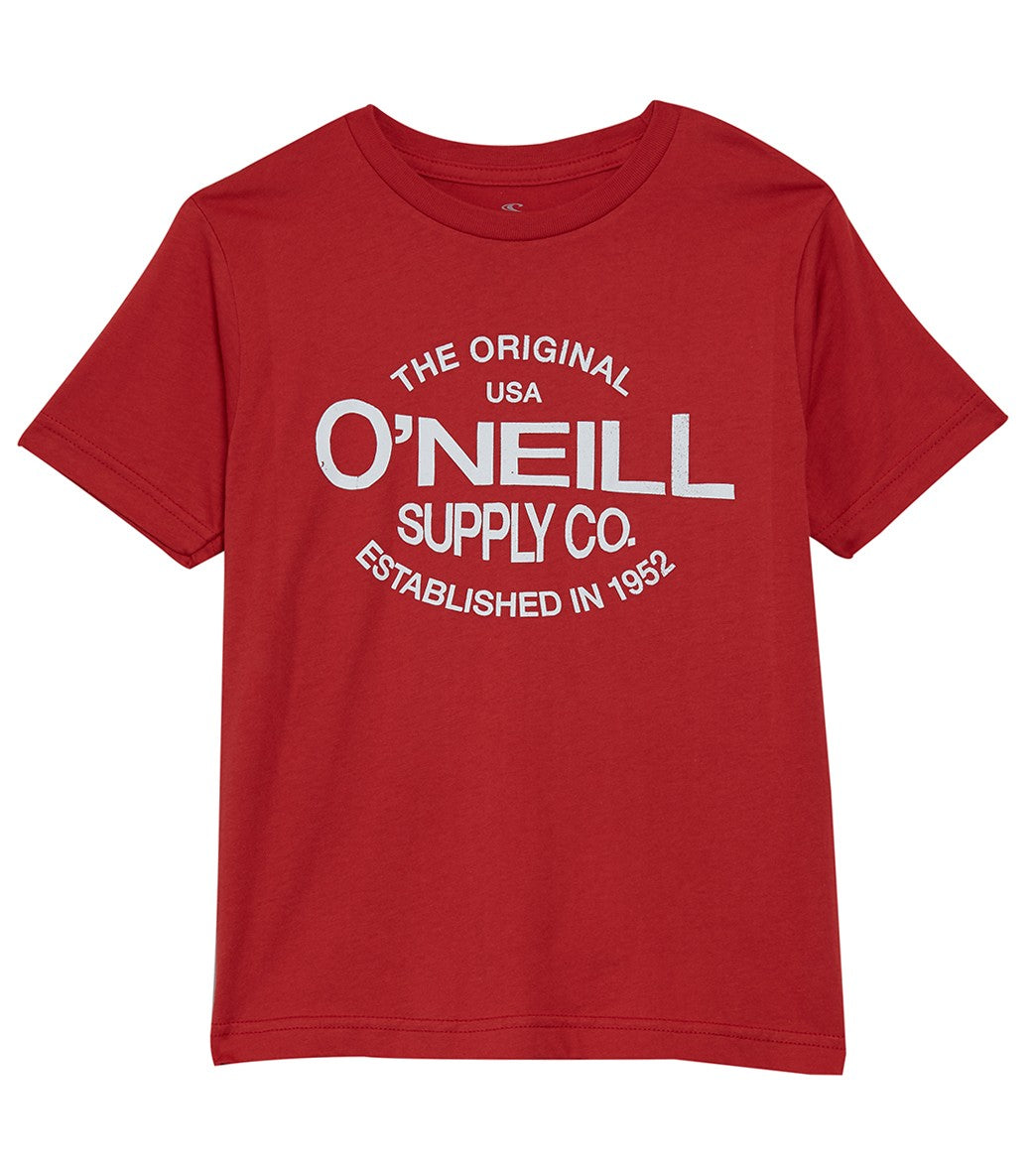 O'neill Boys' Arched T-Shirt Big Kid - Red Xl 18-20 Big Cotton/Polyester - Swimoutlet.com