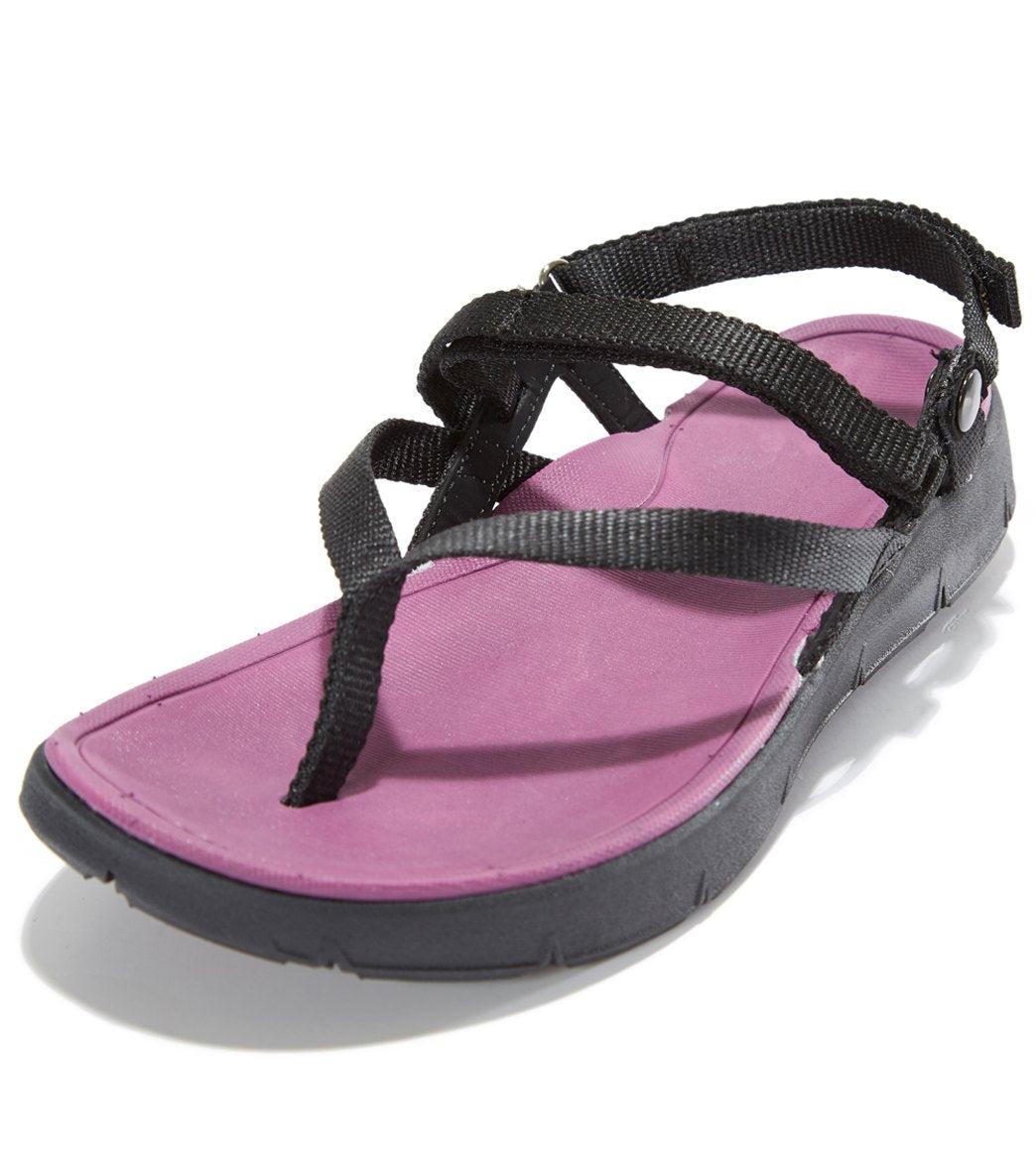 Northside Women's Sumatra Convertible Slides Sandals - Black/Berry 6 - Swimoutlet.com