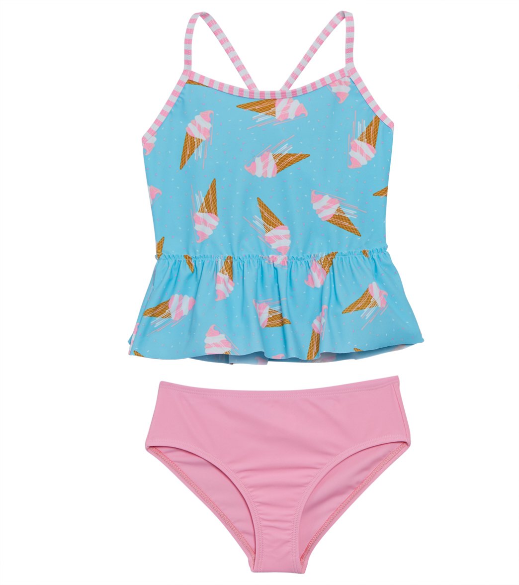 Platypus Australia Girls' Gelato Ruffle Tankini Set Baby Toddler/Little/Big Kid - 1 - Swimoutlet.com