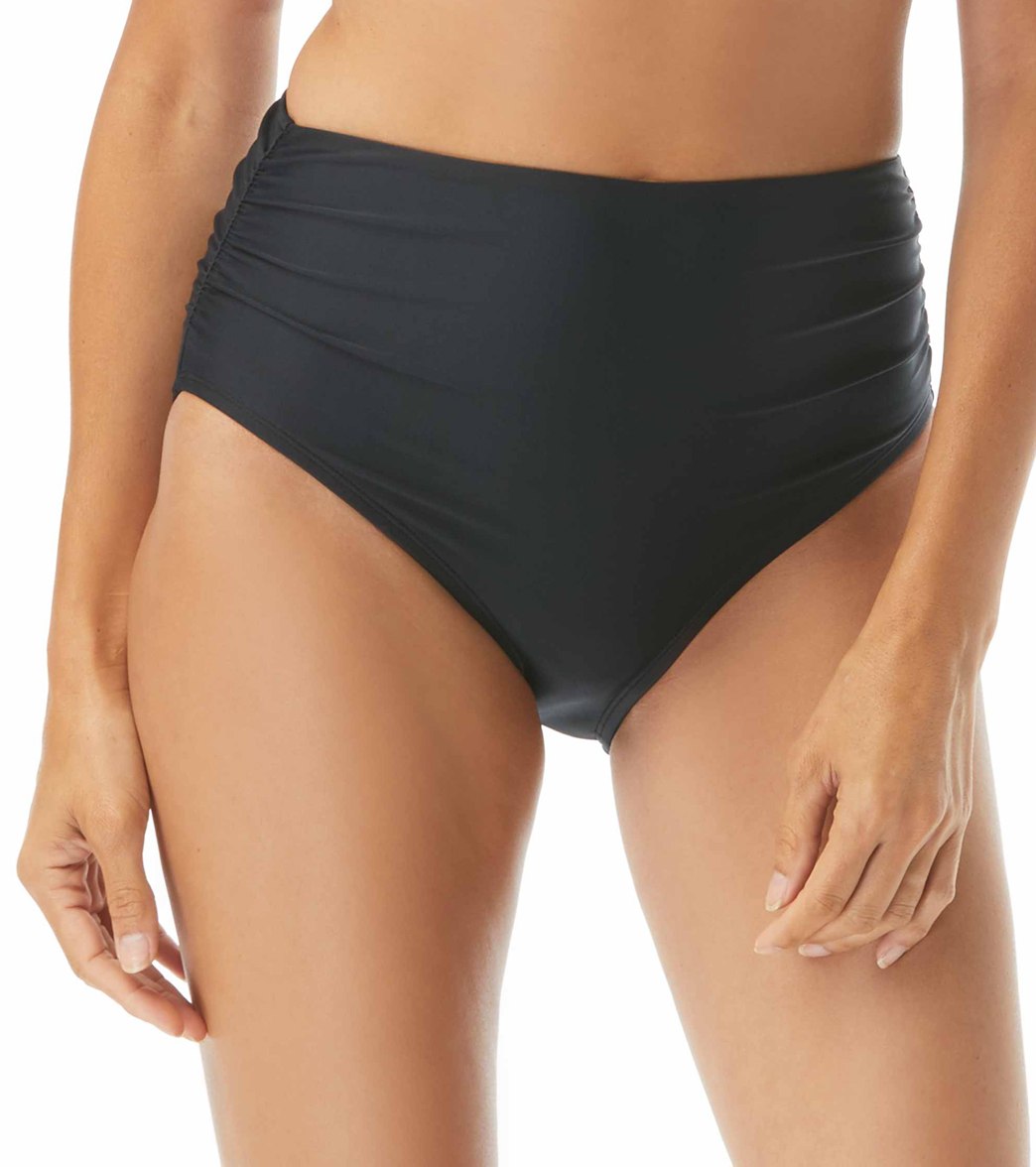 Coco Reef Classic Solid Impulse Bikini Bottom - Black Small - Swimoutlet.com