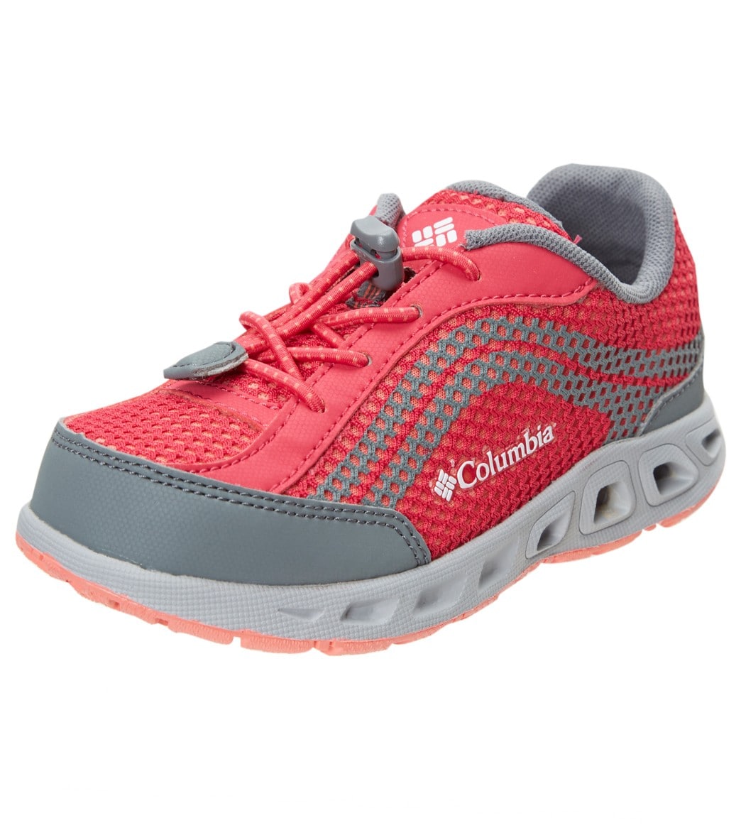 Columbia Kid's Drainmaker Iv Water Shoe Toddler - Bright Rose Hot Coral 9 Rose Synthetic/Rubber - Swimoutlet.com