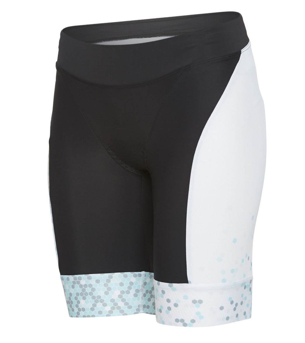 Pearl Izumi Women's Elite Graphic Tri Short - White/Air Hex Xs Size X-Small - Swimoutlet.com