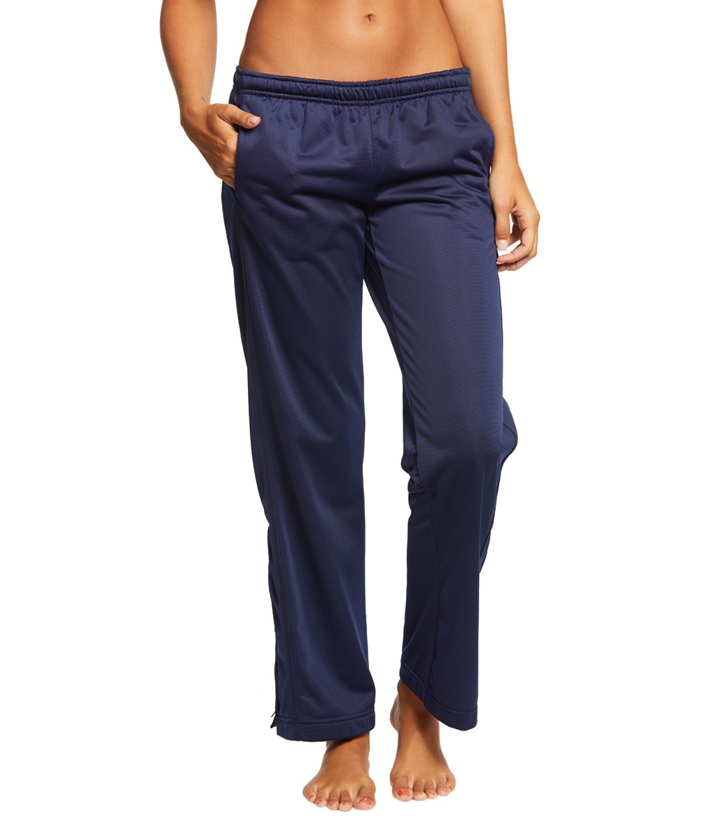 Sport-Tek Women's Tricot Track Pants - True Navy Medium Polyester - Swimoutlet.com