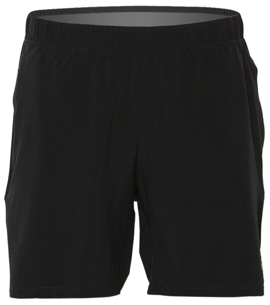 Asics men's 7in 2-n-1 short - performance black xxl polyester - swimoutlet.com